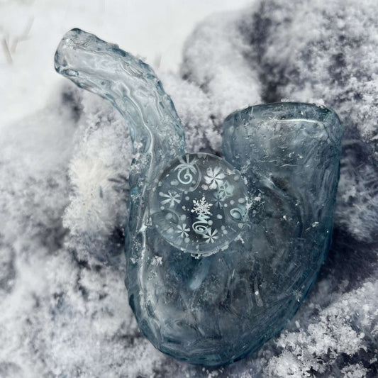 Chaka Glass Ice Cave Sherlock Pipe - Avernic Smoke Shop