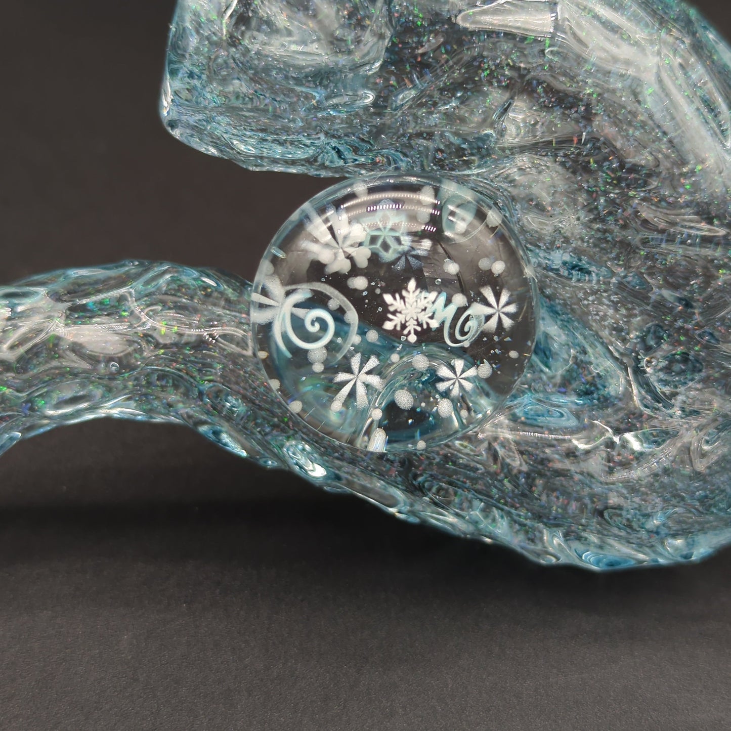 Chaka Glass Ice Cave Sherlock Pipe - Avernic Smoke Shop