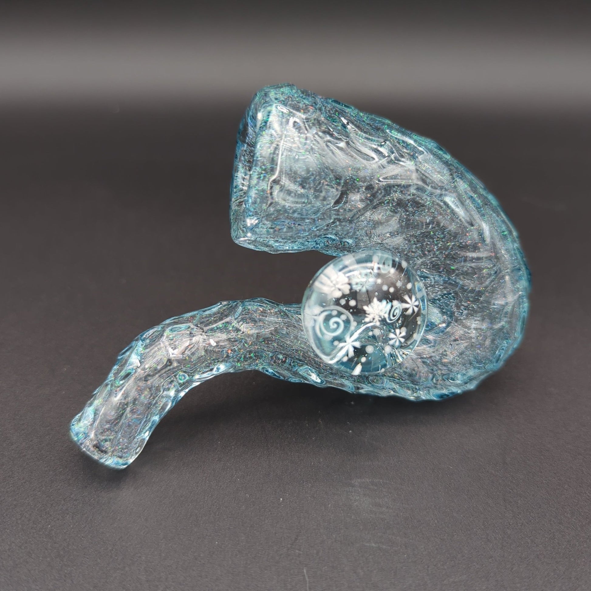 Chaka Glass Ice Cave Sherlock Pipe - Meech Madness Smoke Shop