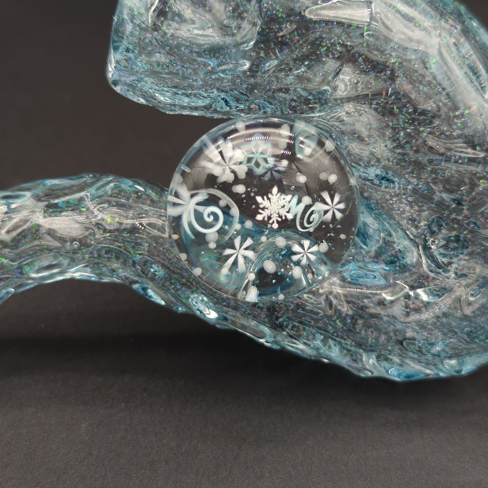 Chaka Glass Ice Cave Sherlock Pipe - Meech Madness Smoke Shop