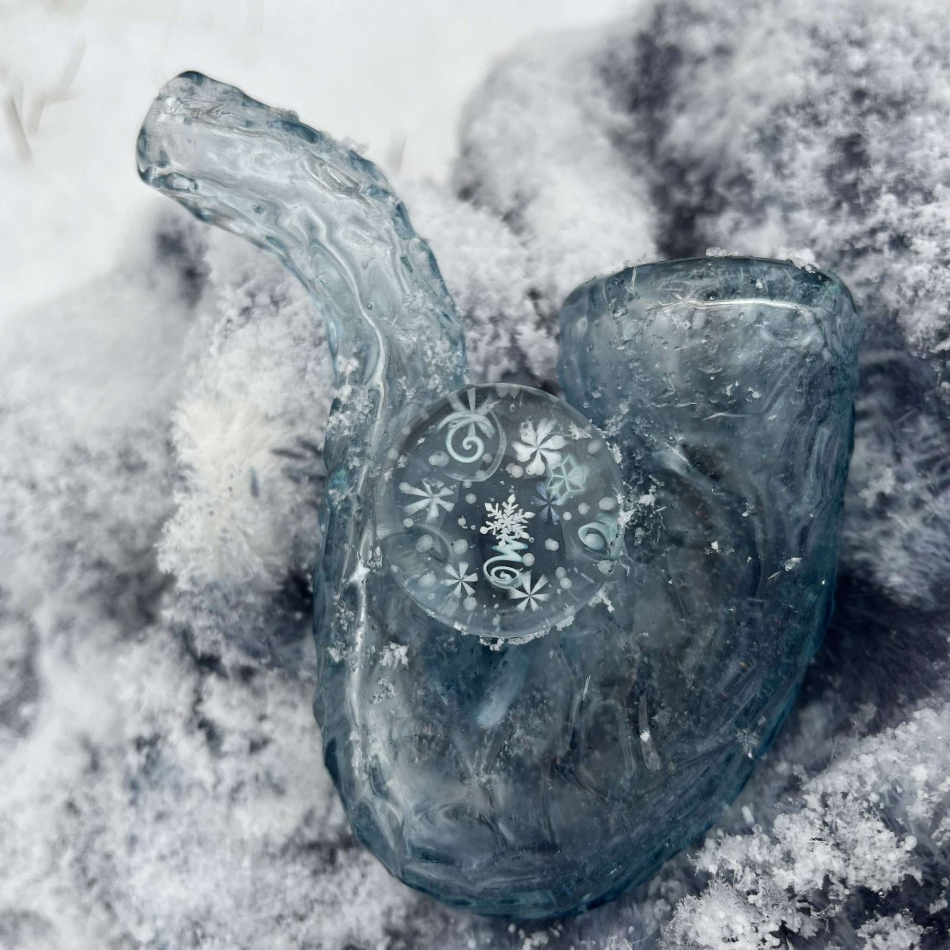 Chaka Glass Ice Cave Sherlock Pipe - Meech Madness Smoke Shop