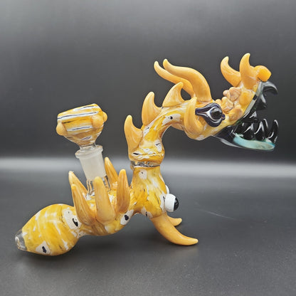 Chasing Dragons Hand Pipe | 10" | 14mm - Avernic Smoke Shop