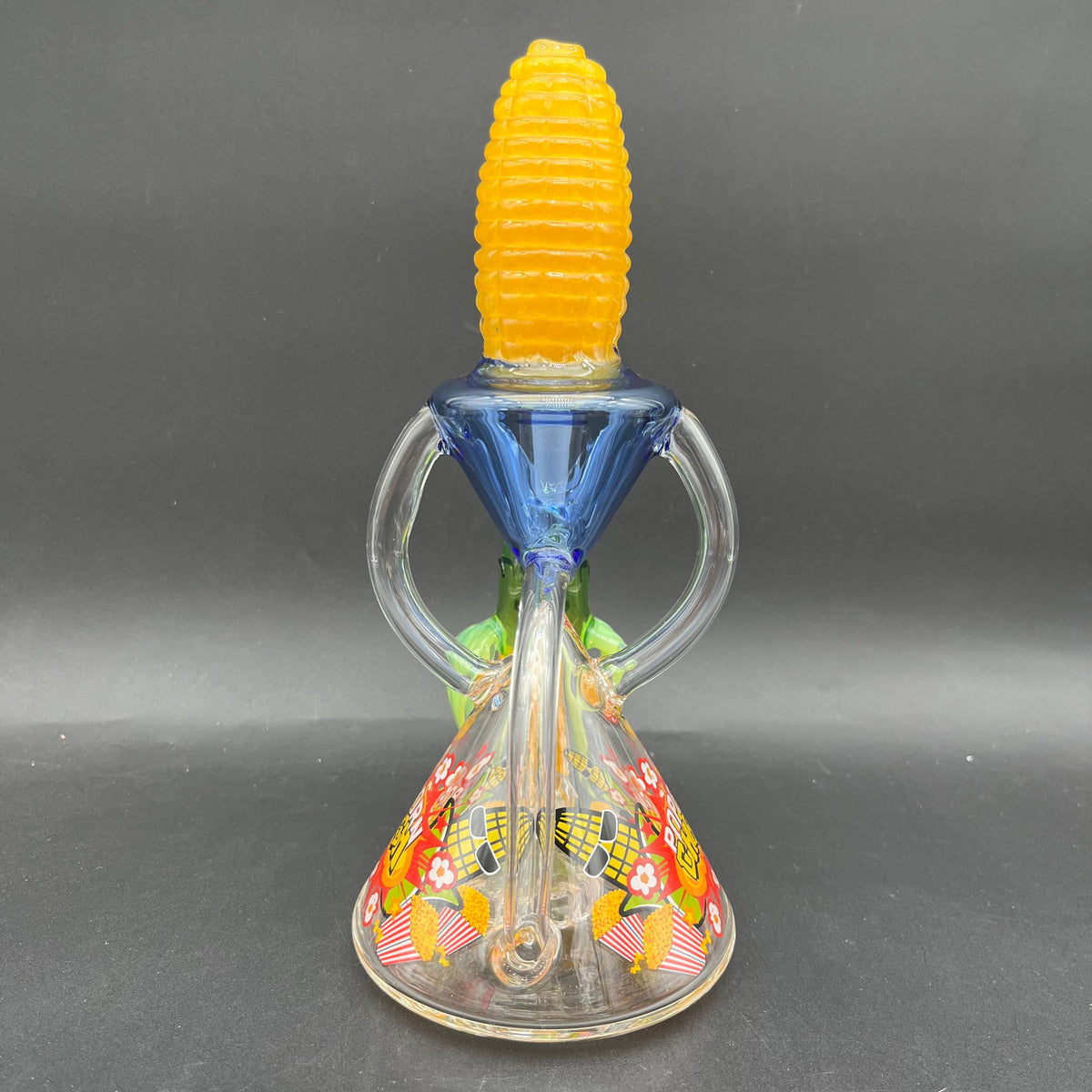 Cheech Glass - 11" Corny Vibes Recycler Water Pipe-Avernic Smoke Shop