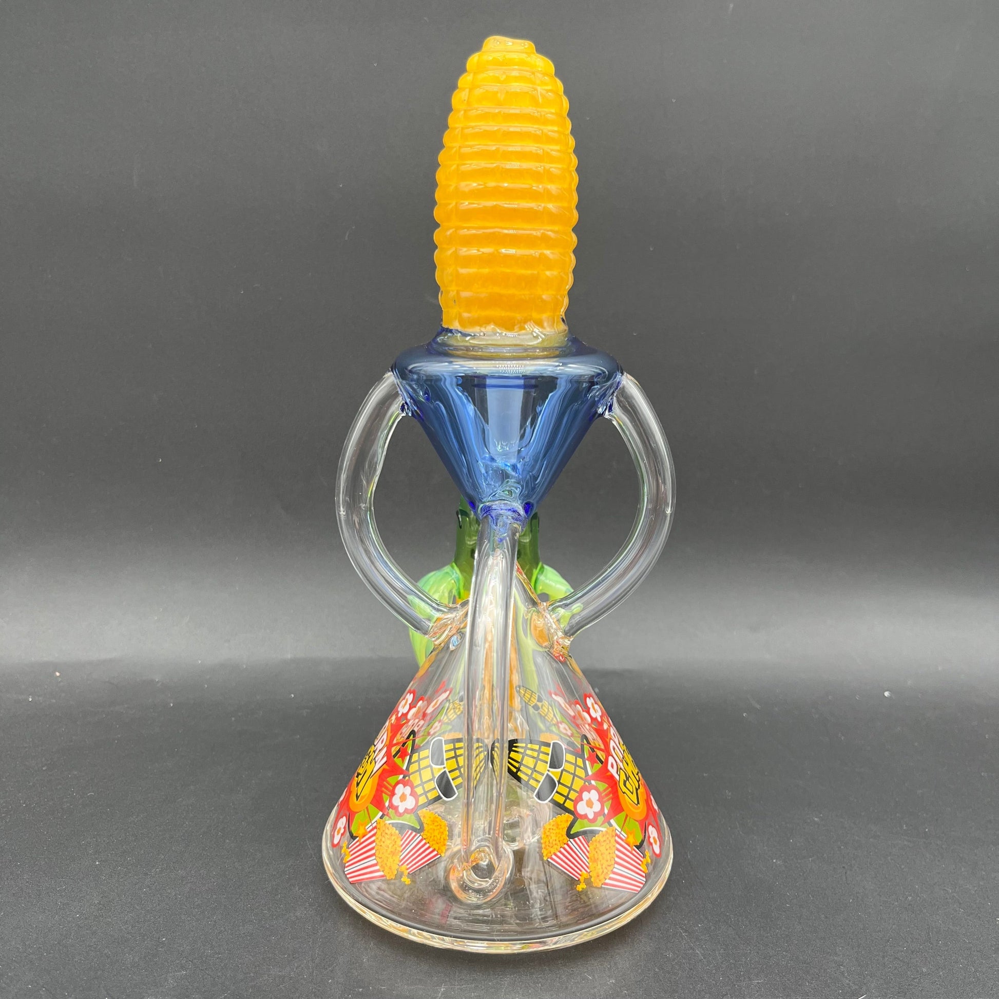 Cheech Glass - 11" Corny Vibes Recycler Water Pipe-Avernic Smoke Shop