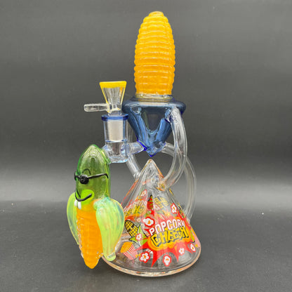 Cheech Glass - 11" Corny Vibes Recycler Water Pipe-Avernic Smoke Shop