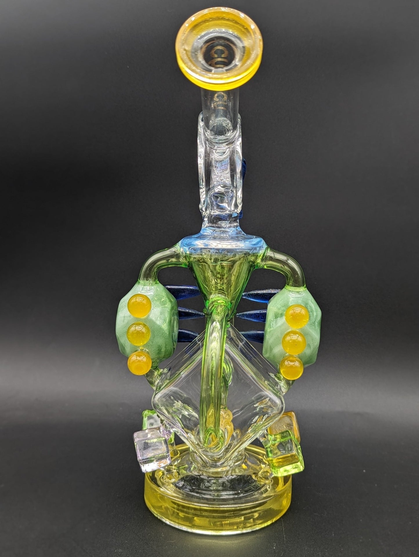 Cheech Glass - 11" Full of Thorn Dab Rig Water Pipe - Meech Madness Smoke Shop