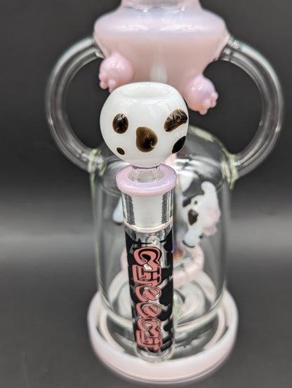 Cheech Glass - 12" Moo Juice Rig Water Pipe-Avernic Smoke Shop