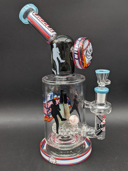 Cheech Glass - 12" Take Me Out to the Ball Game Water Pipe - Meech Madness Smoke Shop