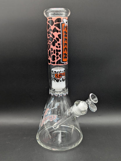 Cheech Glass - 14" Moo Cow Farm Vibes Beaker-Avernic Smoke Shop