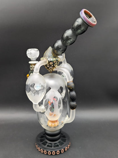 Cheech Glass - 14" Rooster in an Egg Water Pipe - Meech Madness Smoke Shop