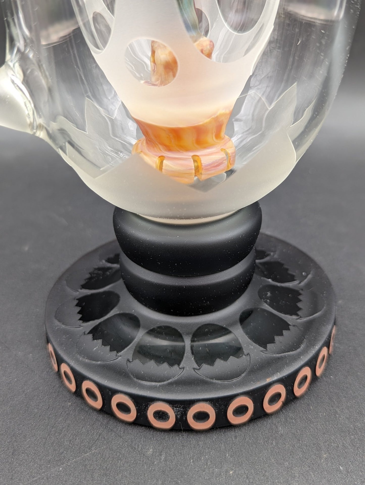 Cheech Glass - 14" Rooster in an Egg Water Pipe - Meech Madness Smoke Shop