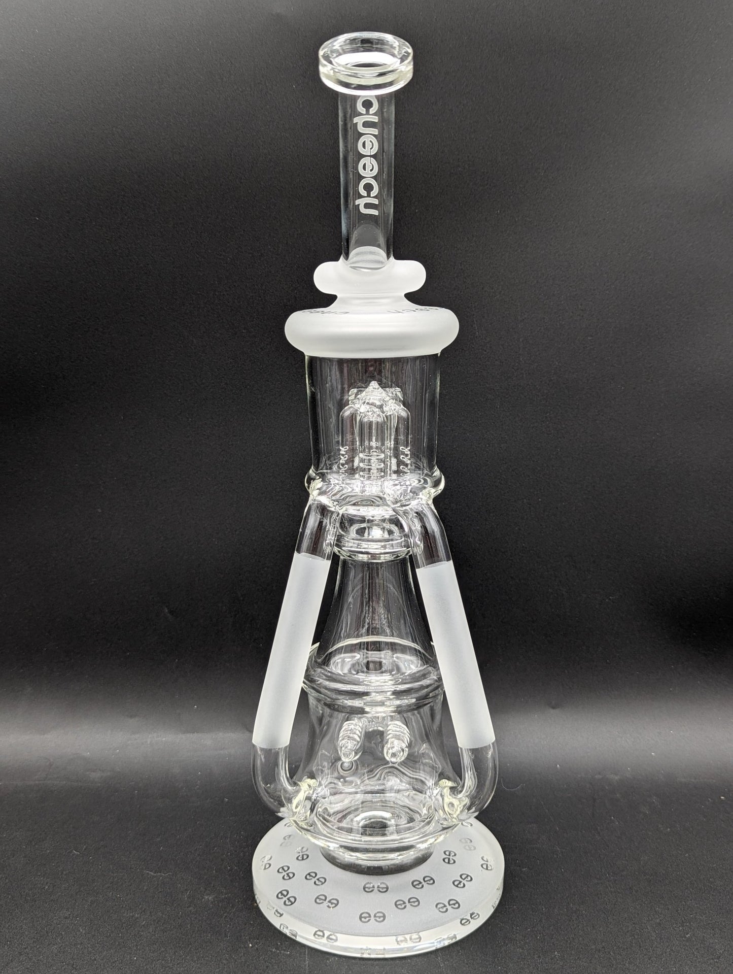 Cheech Glass - 14" Tree Perc Recycler Water Pipe - Meech Madness Smoke Shop