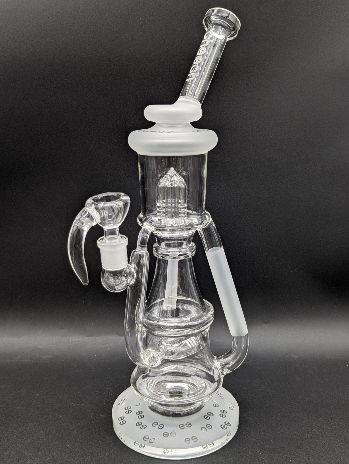 Cheech Glass - 14" Tree Perc Recycler Water Pipe - Meech Madness Smoke Shop