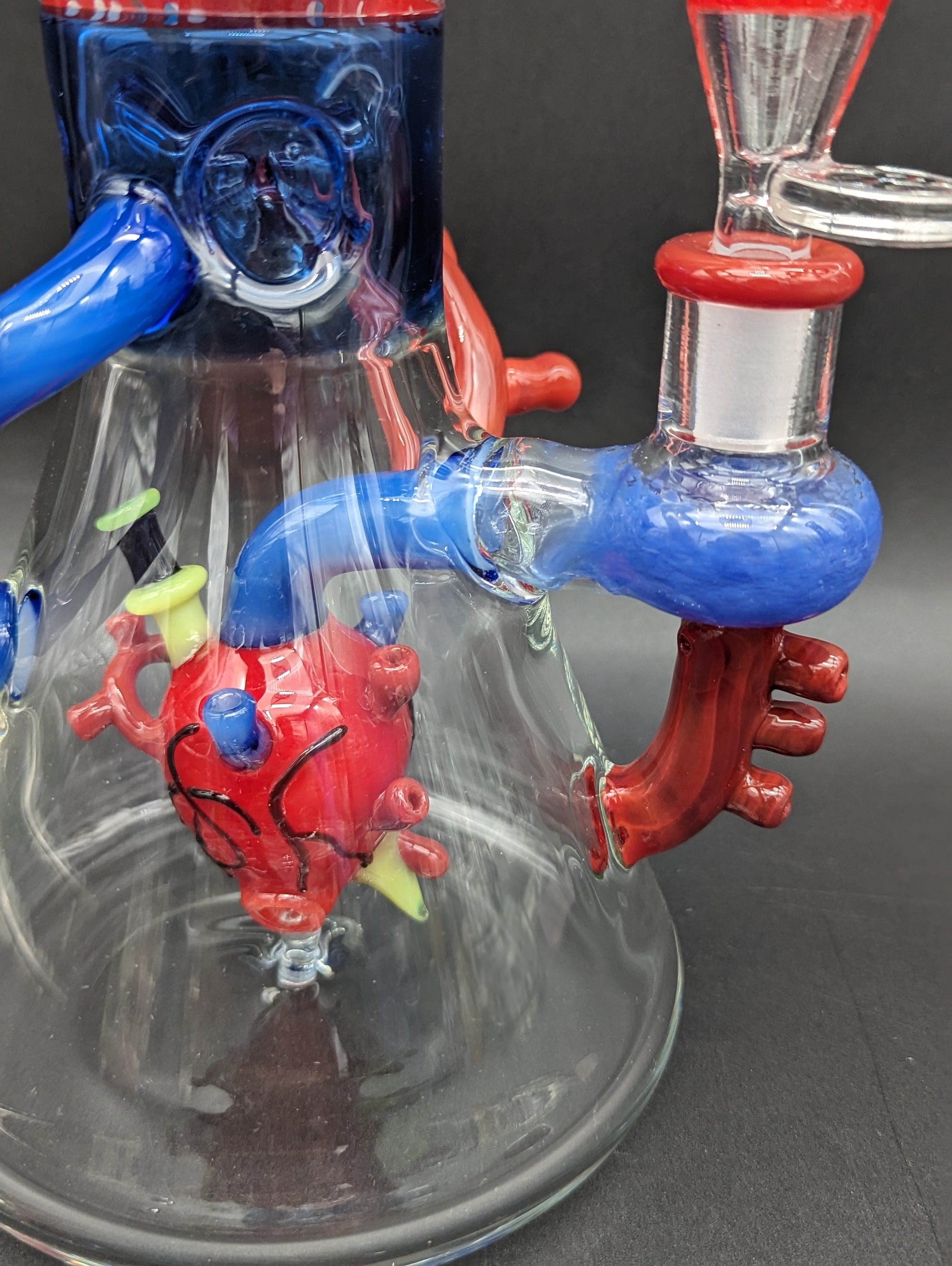 Cheech Glass - 15" Heartfelt Hits Beaker Water Pipe-Avernic Smoke Shop