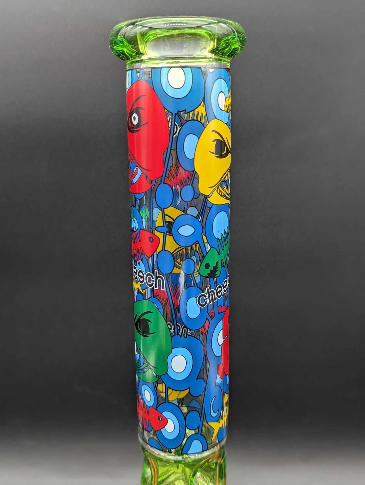 Cheech Glass - 15" Whimsical Shark Themed Beaker-Avernic Smoke Shop