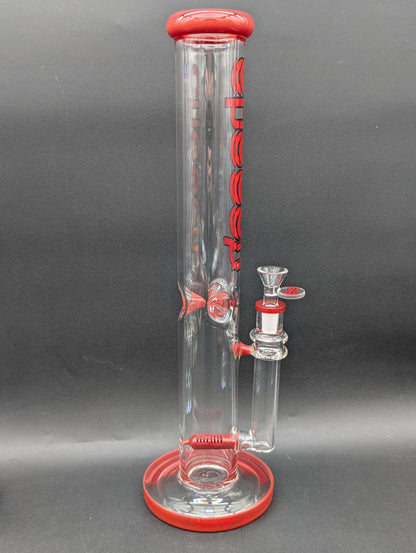 Cheech Glass - 16" Color Rim Straight Tube Water Pipe-Avernic Smoke Shop