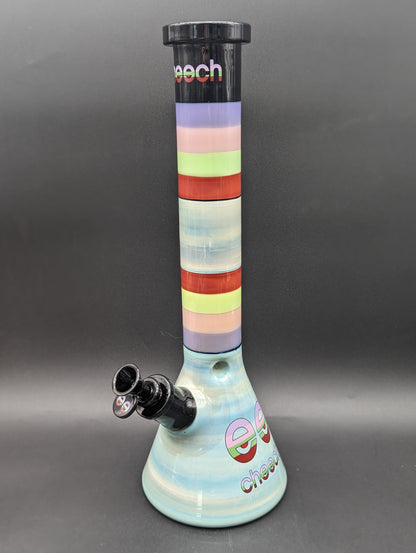 Cheech Glass - 16" Doing Too Much Beaker Water Pipe - Meech Madness Smoke Shop