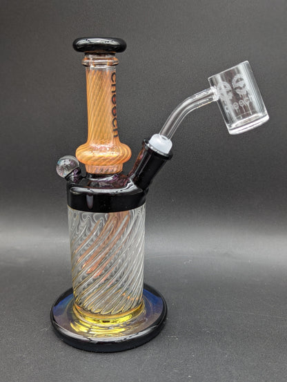 Cheech Glass - Plataforma para dab con humo hipnótico de 8"