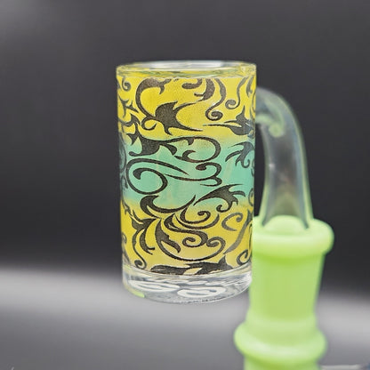 Cheech Glass - Full Decal Premium Quartz Banger 14mm 90 Degree - Avernic Smoke Shop