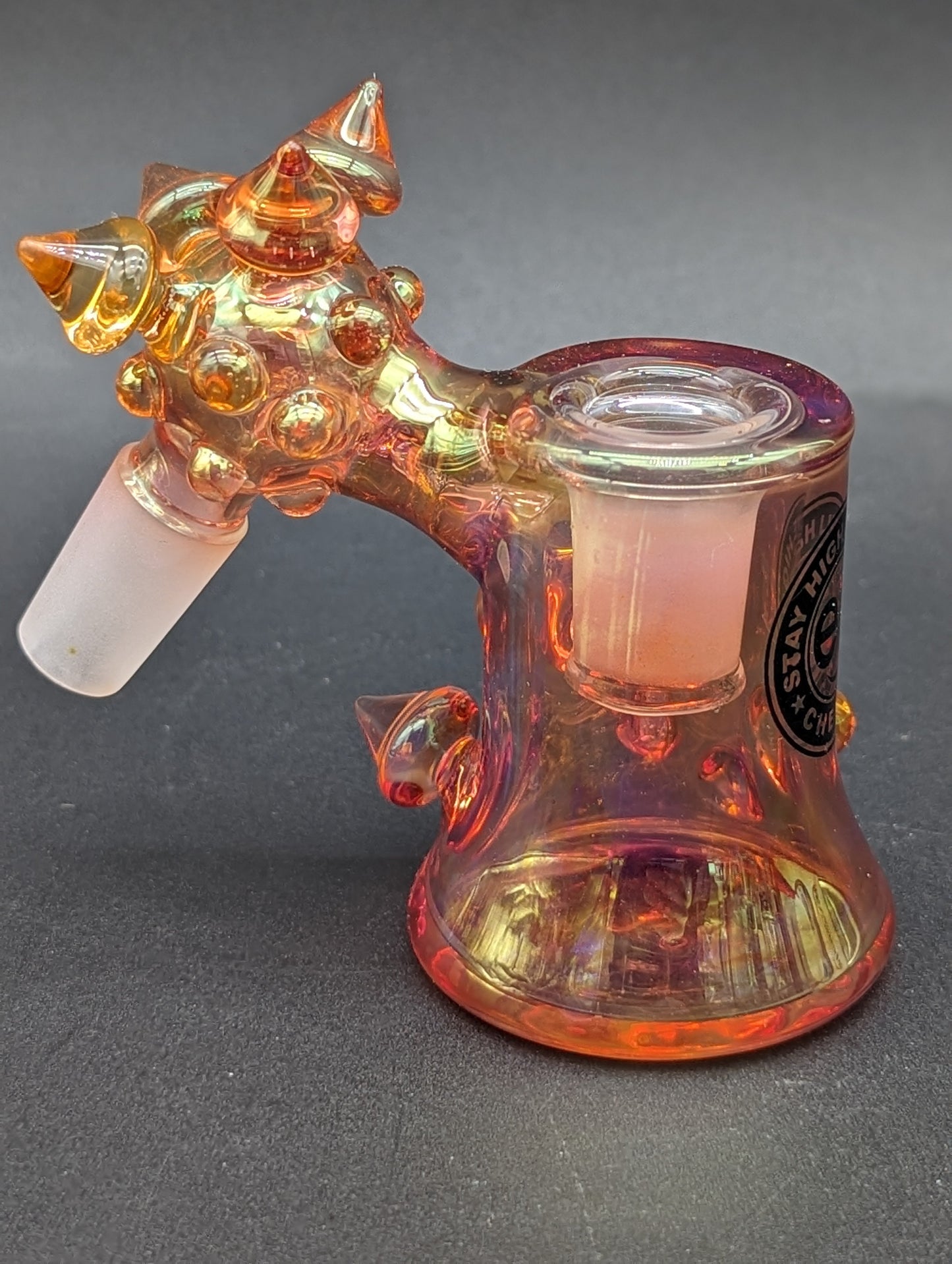 Cheech Glass Fumed Spiked Ash Catcher 14mm