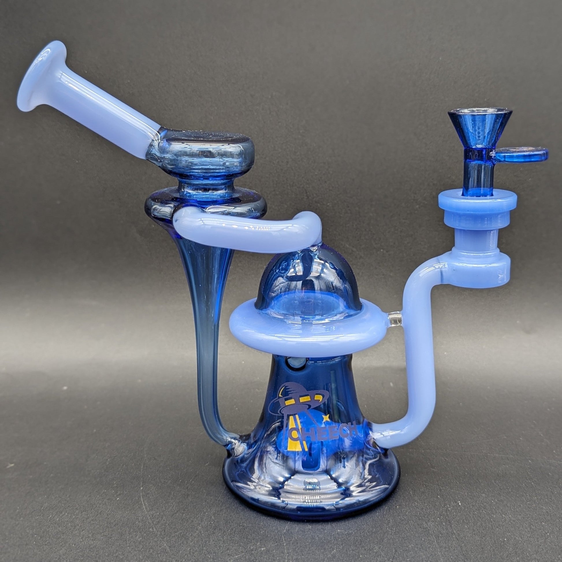 Cheech Glass - Merry Go Round Dab Rig Water Pipe - Meech Madness Smoke Shop