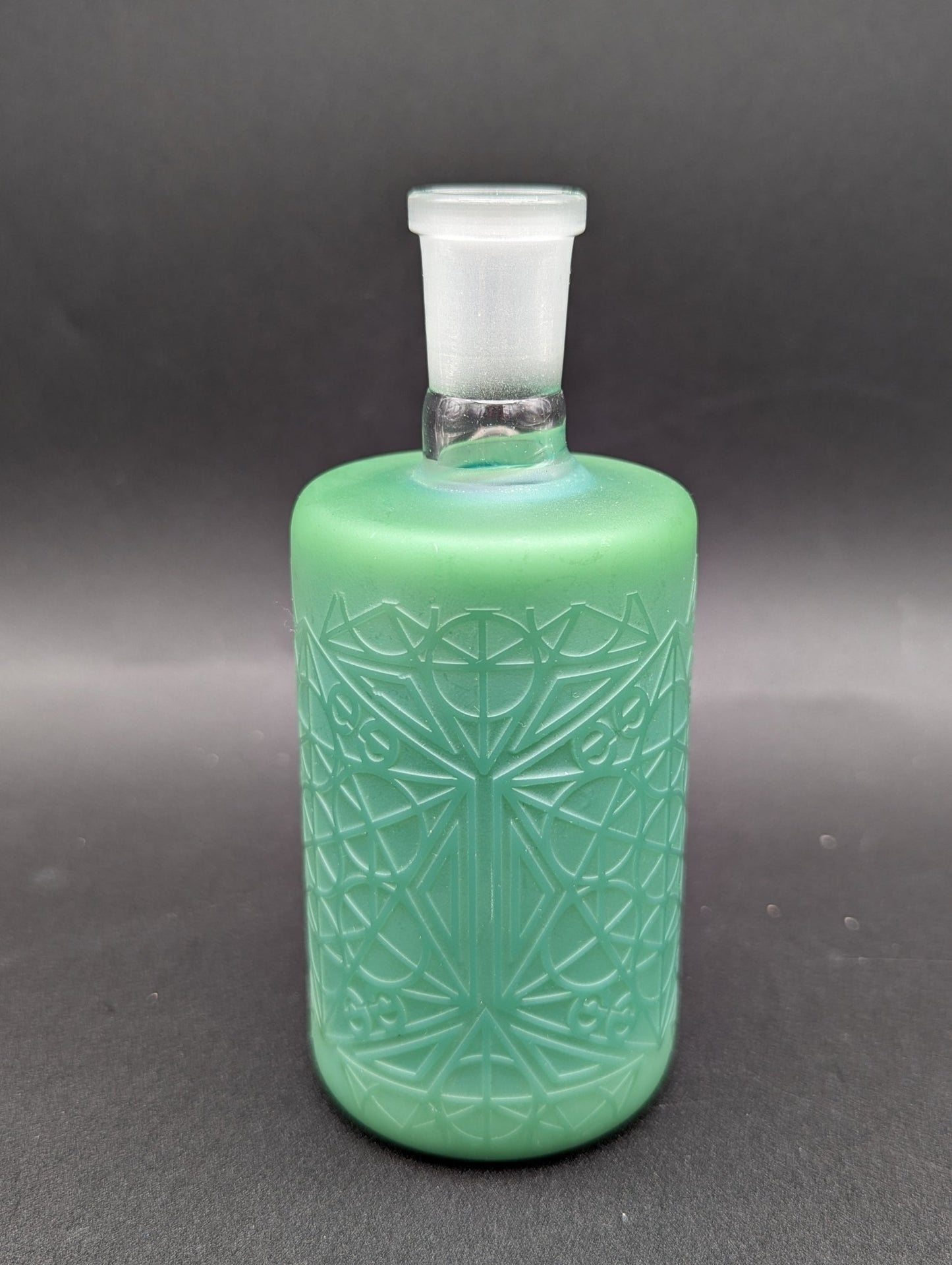 Cheech Glass - Milky Frosted Ash Catcher 14mm 45 Degree - Meech Madness Smoke Shop