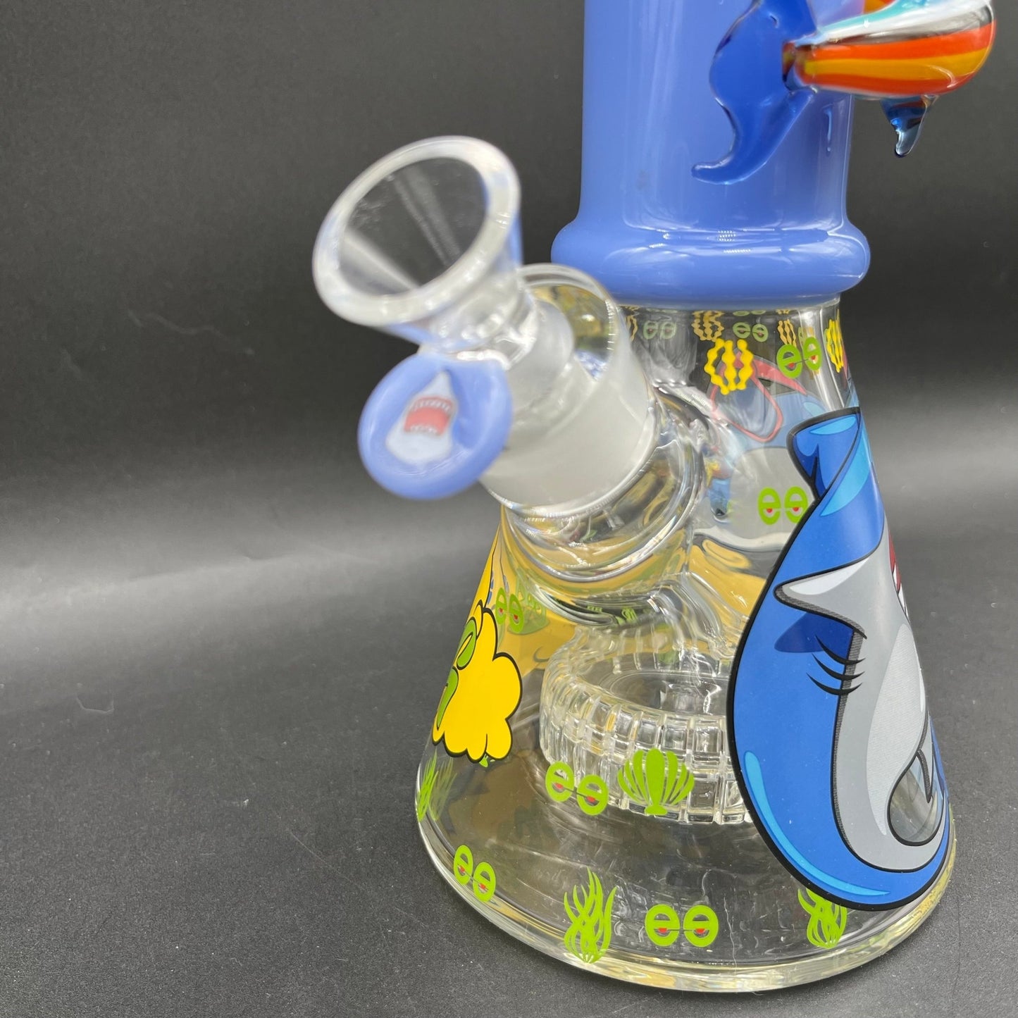 Cheech Glass - Sharknado Beaker Water Pipe - Meech Madness Smoke Shop