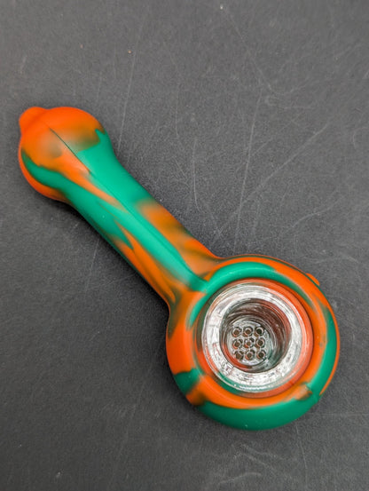 Classic Silicone Spoon Hand Pipe w/ Screen - Meech Madness Smoke Shop