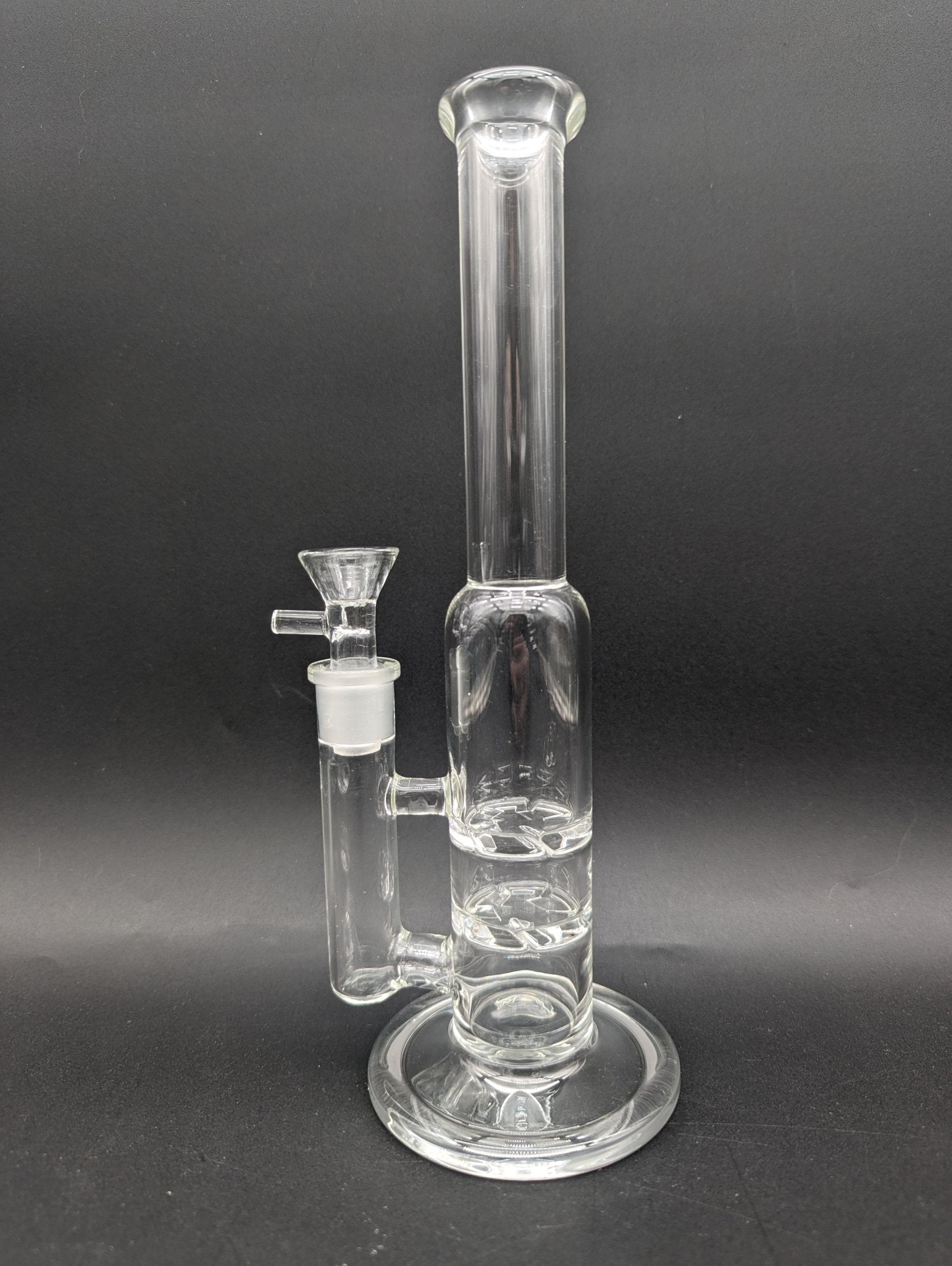 Clear 10" Mini Shredder Dual Turbine Bong - Meech Madness Smoke Shop
