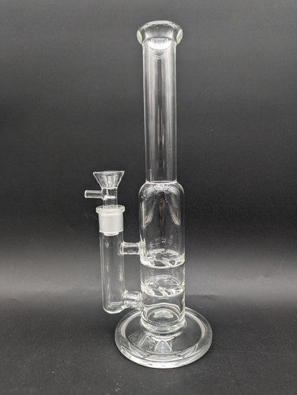 Clear 10" Mini Shredder Dual Turbine Bong - Meech Madness Smoke Shop