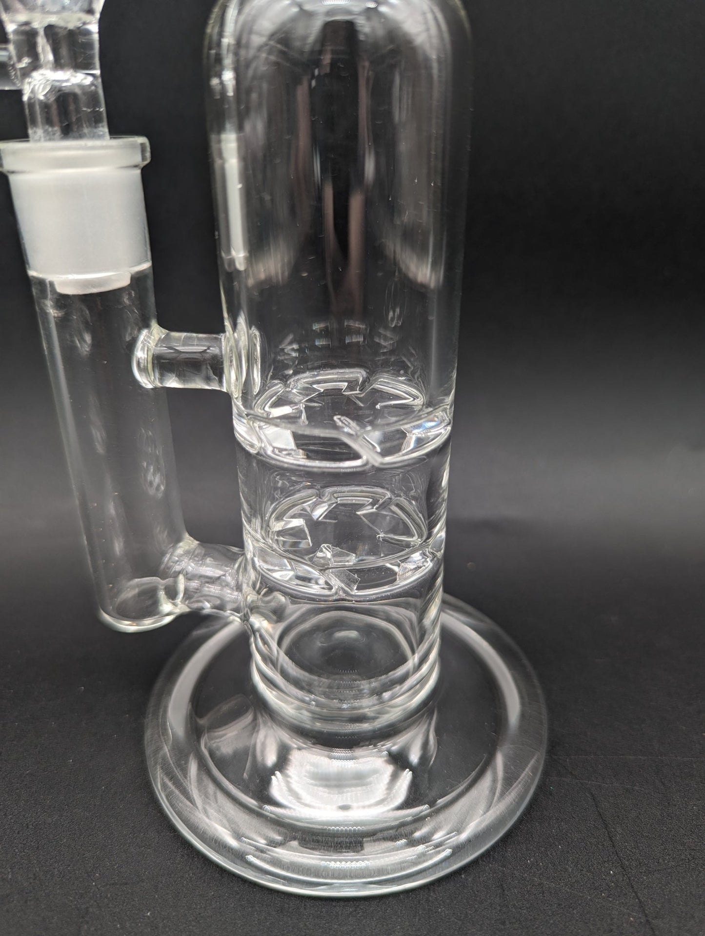 Clear 10" Mini Shredder Dual Turbine Bong - Meech Madness Smoke Shop