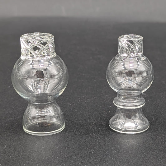 Clear Bubble Spinner Cap-Avernic Smoke Shop