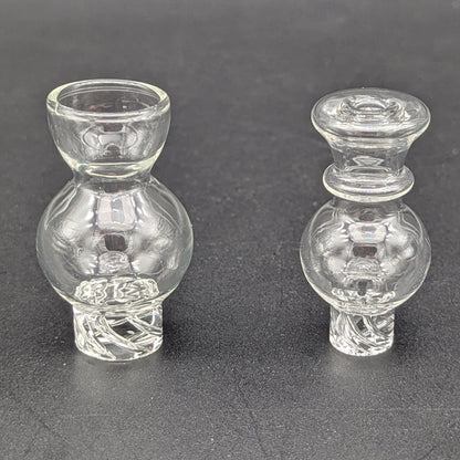 Clear Bubble Spinner Cap-Avernic Smoke Shop