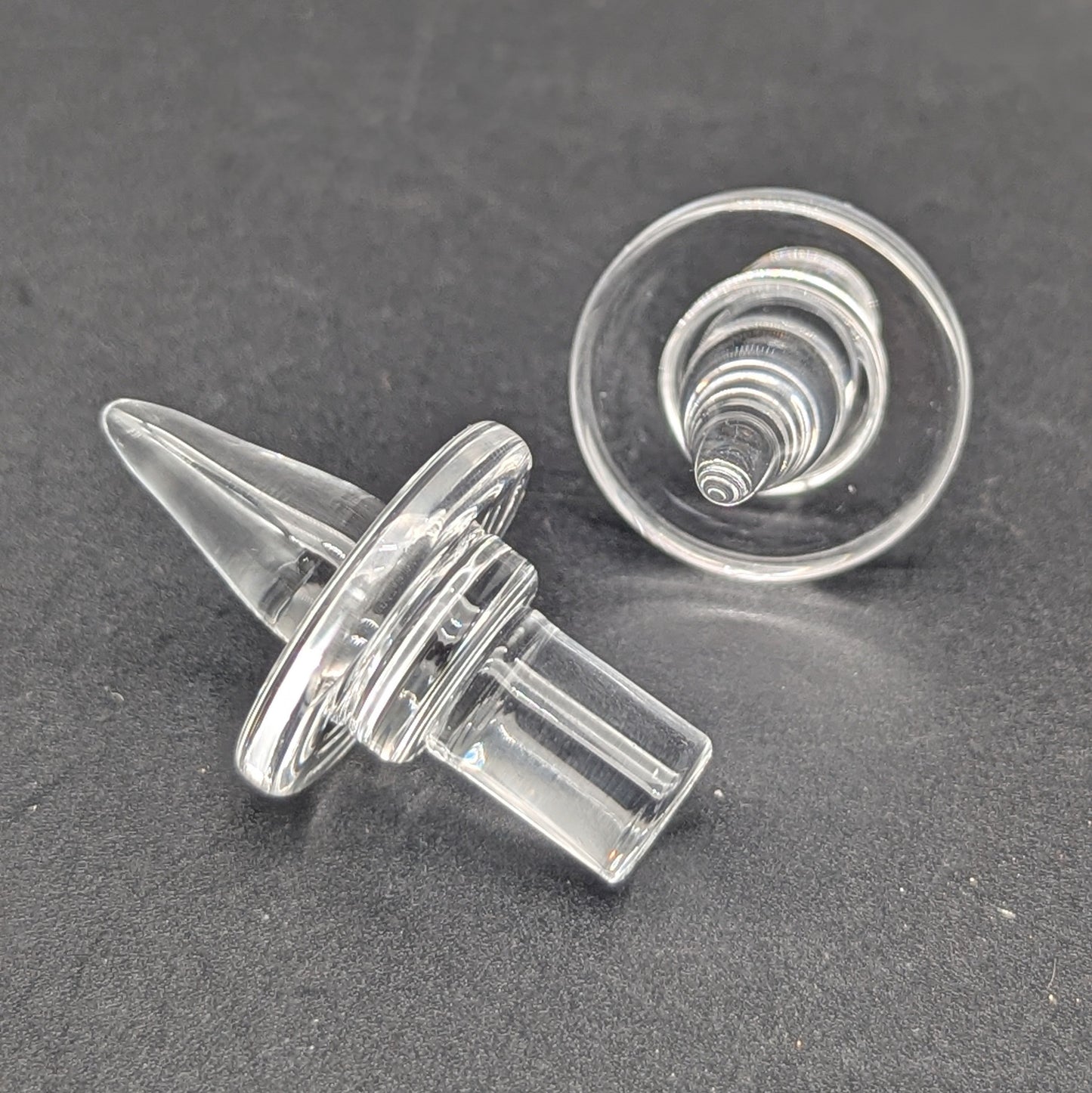 Clear Quartz Plug Carb Cap-Avernic Smoke Shop
