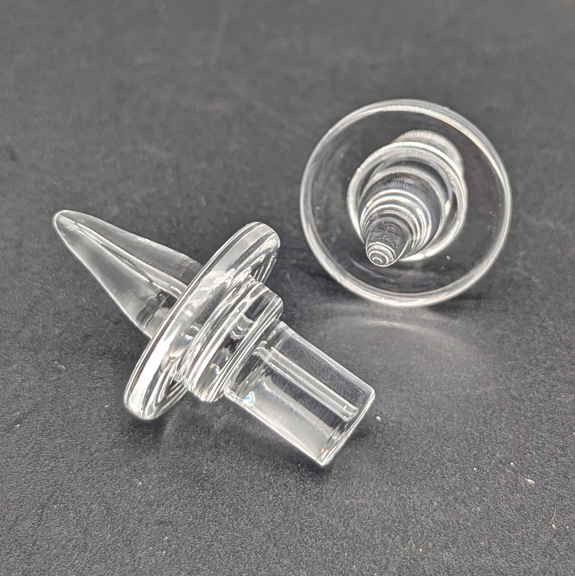 Clear Quartz Plug Carb Cap-Avernic Smoke Shop