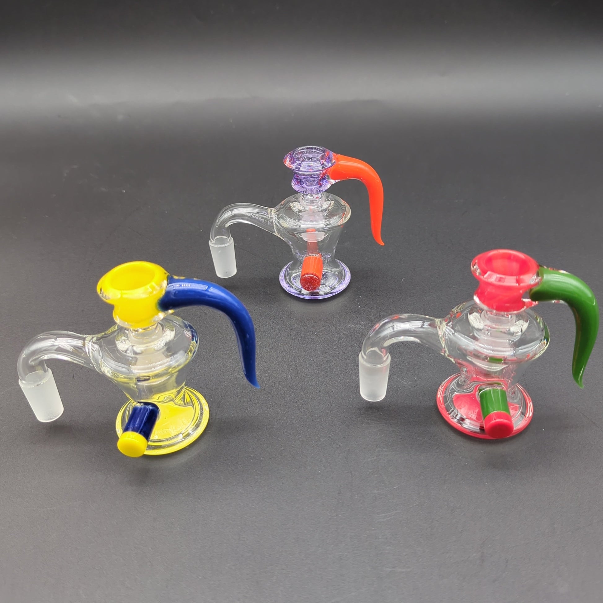 Color Matched Dry Ash Catcher + Bowl Set 14mm-Meech Madness Smoke Shop