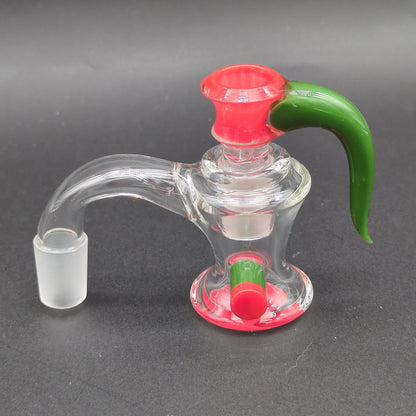 Color Matched Dry Ash Catcher + Bowl Set 18mm - Avernic Smoke Shop