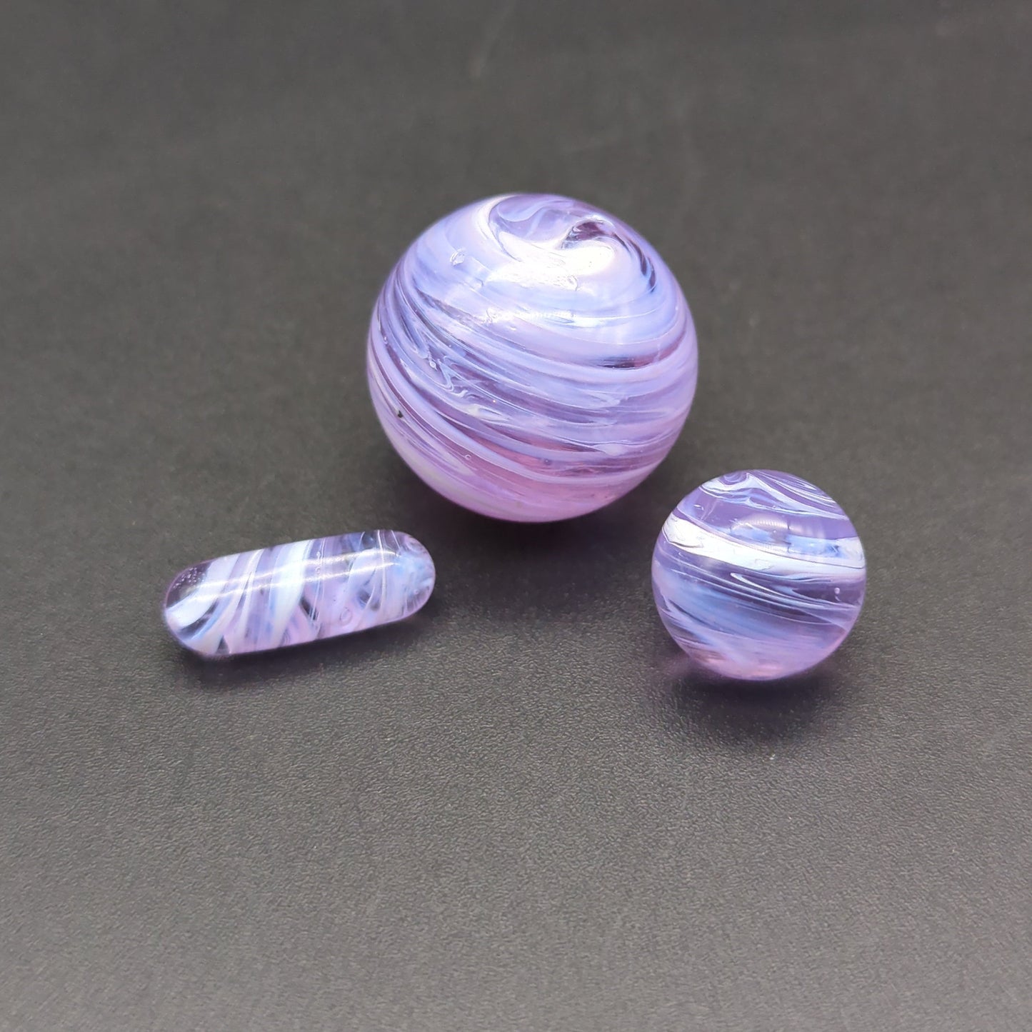 Color Swirl Marble + Pill Set for Terp Slurpers - Avernic Smoke Shop