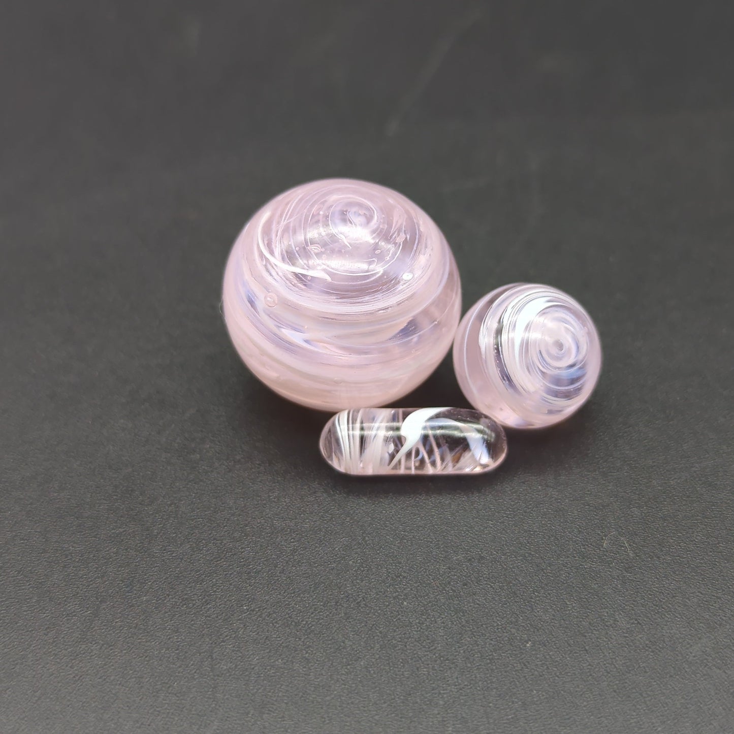 Color Swirl Marble + Pill Set for Terp Slurpers - Avernic Smoke Shop