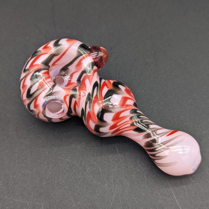 Color Twist Spoon Pipe - Reading Glass Militia - Meech Madness Smoke Shop