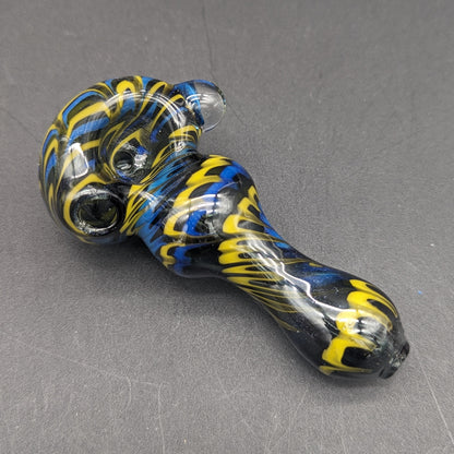 Color Twist Spoon Pipe - Reading Glass Militia - Meech Madness Smoke Shop