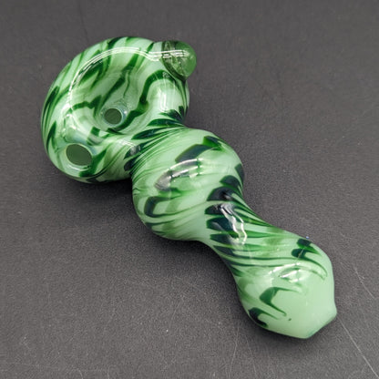Color Twist Spoon Pipe - Reading Glass Militia - Meech Madness Smoke Shop