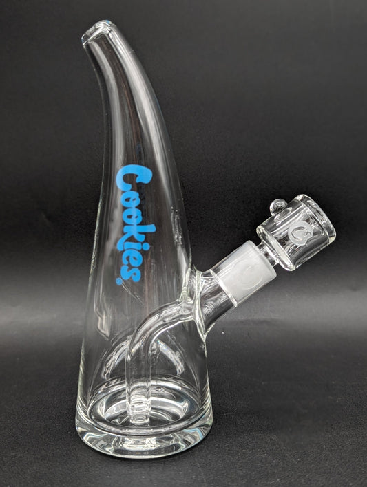 Cookies Bayside Series 916 Bent Neck Conehead Glass Water Pipe | 6" - Meech Madness Smoke Shop