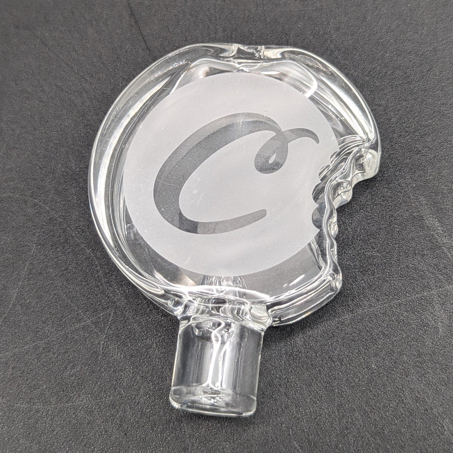 Cookies Cookie Stone Glass Chillum | 2.5" - Meech Madness Smoke Shop