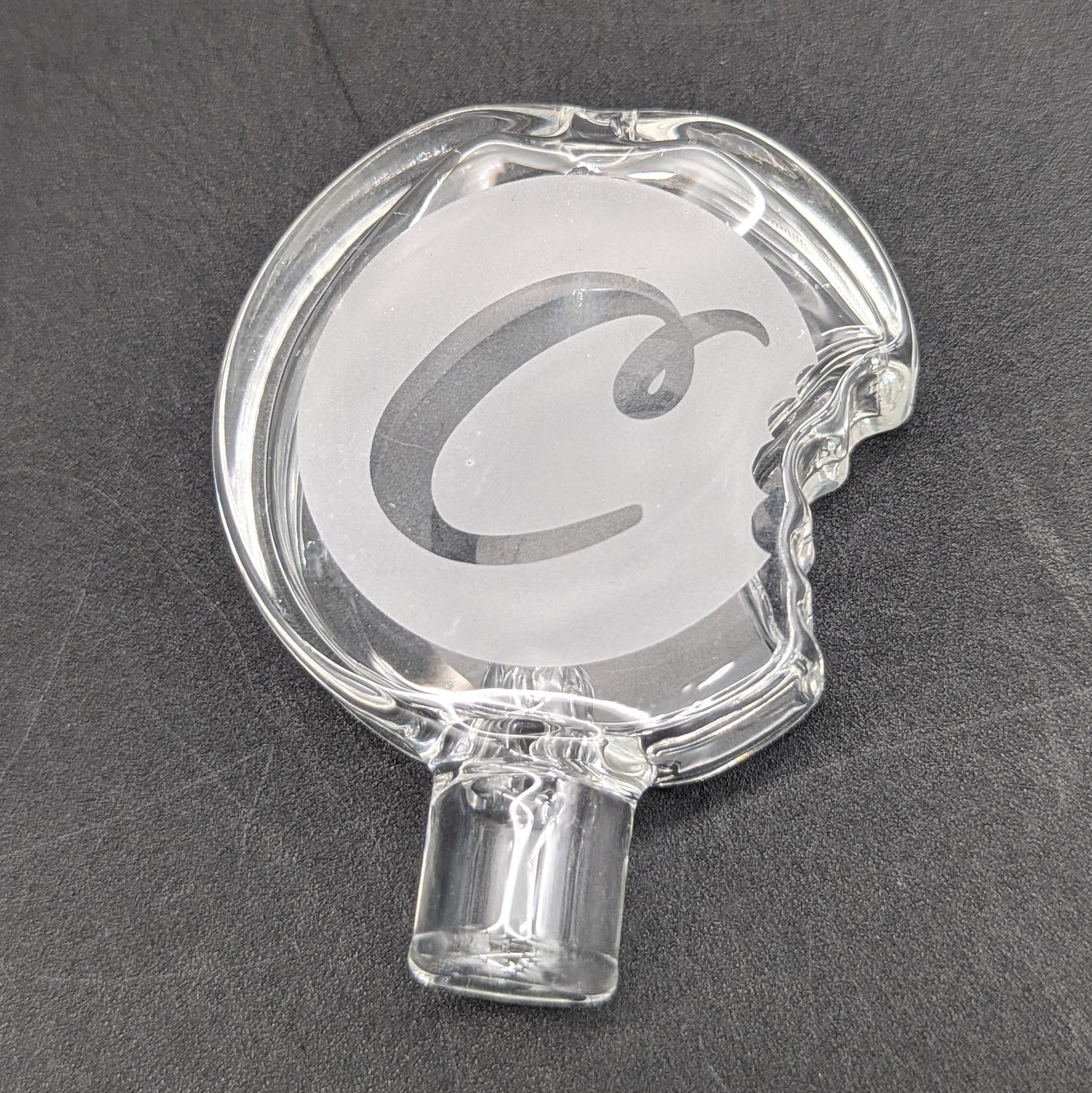 Cookies Cookie Stone Glass Chillum | 2.5" - Meech Madness Smoke Shop
