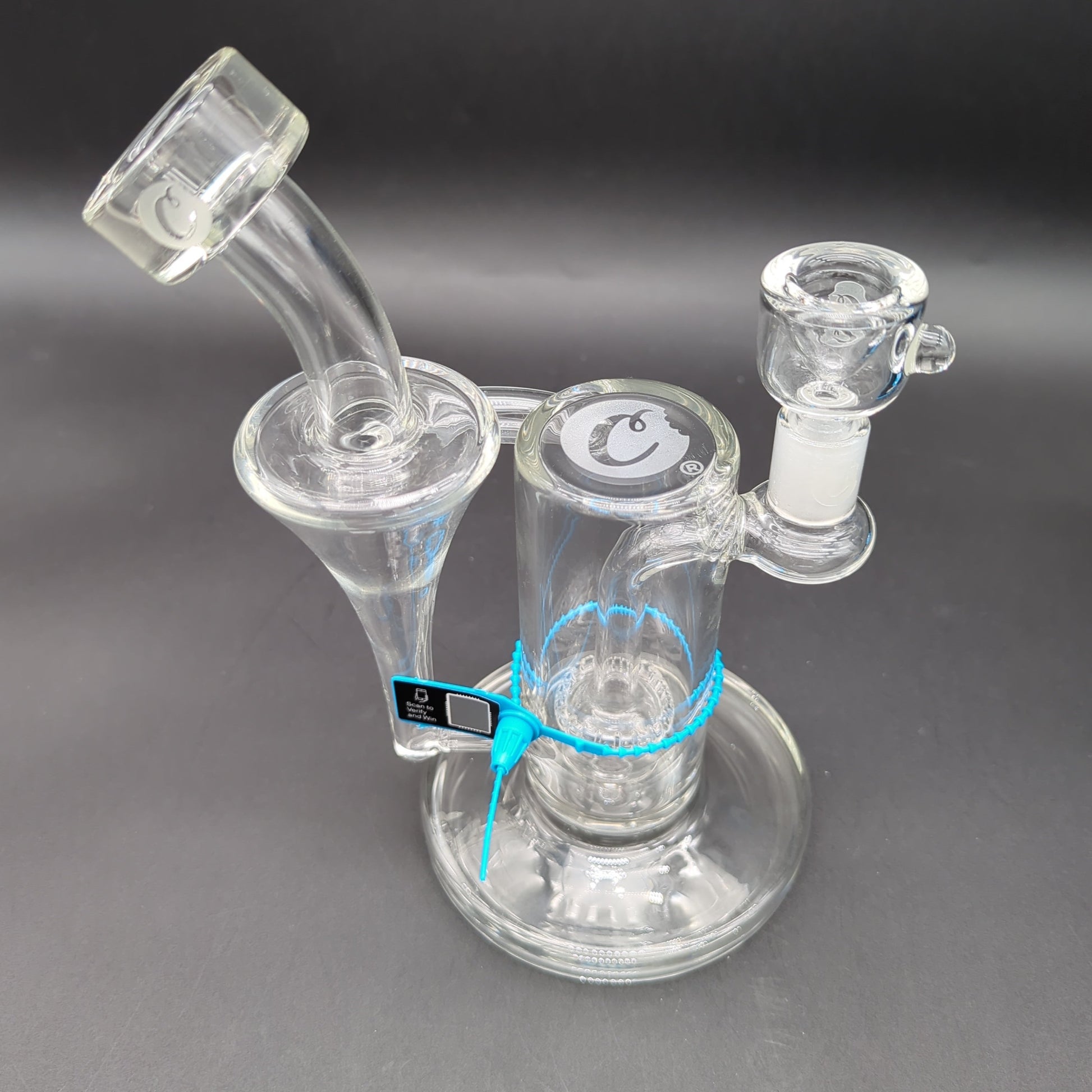 Cookies Recycler Glass Water Pipe | 8.75" | 14mm from Avernic Smoke Shop at  Meech Madness Smoke Shop