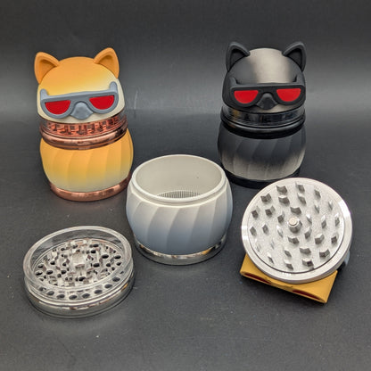 Cool Cat Herb Grinder 63mm-Meech Madness Smoke Shop