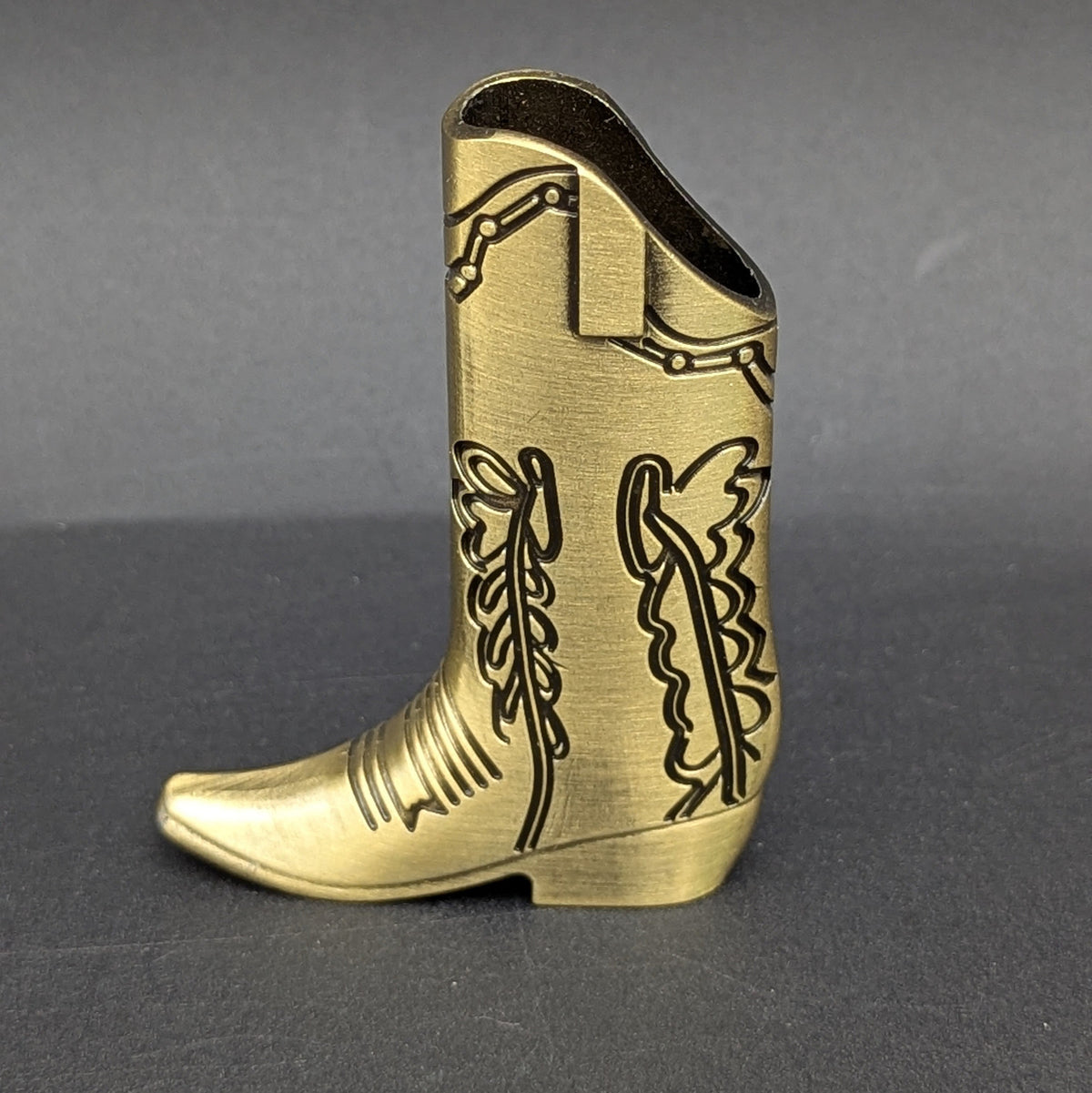 Cowboy Boot Metal Lighter Sleeve for MINI BIC-Meech Madness Smoke Shop