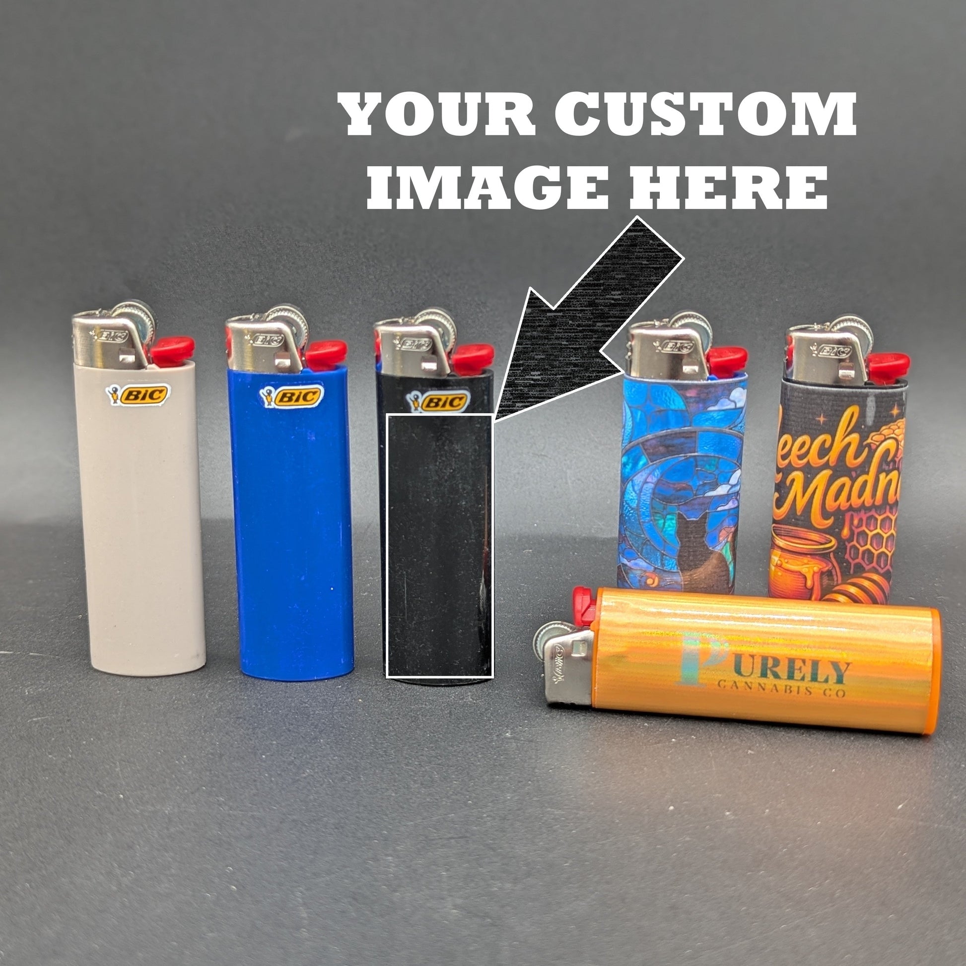 Custom Bic Lighters - Low Minimum Order-Avernic Smoke Shop