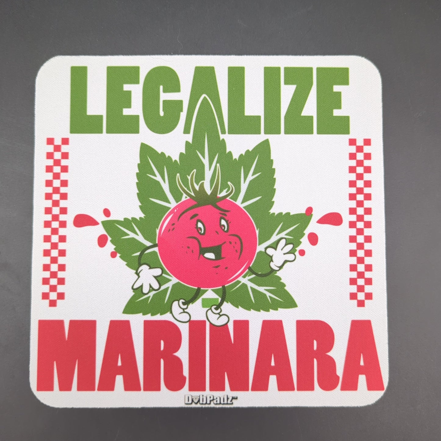 DabPadz Fabric Top Square Dab Mat | Marinara | 6" x 6" - Avernic Smoke Shop